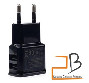 Alimentatore 5V 2.1 A - 2.4 A - 2 USB nero Foto prodotto